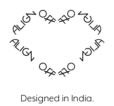 Align off logo heart