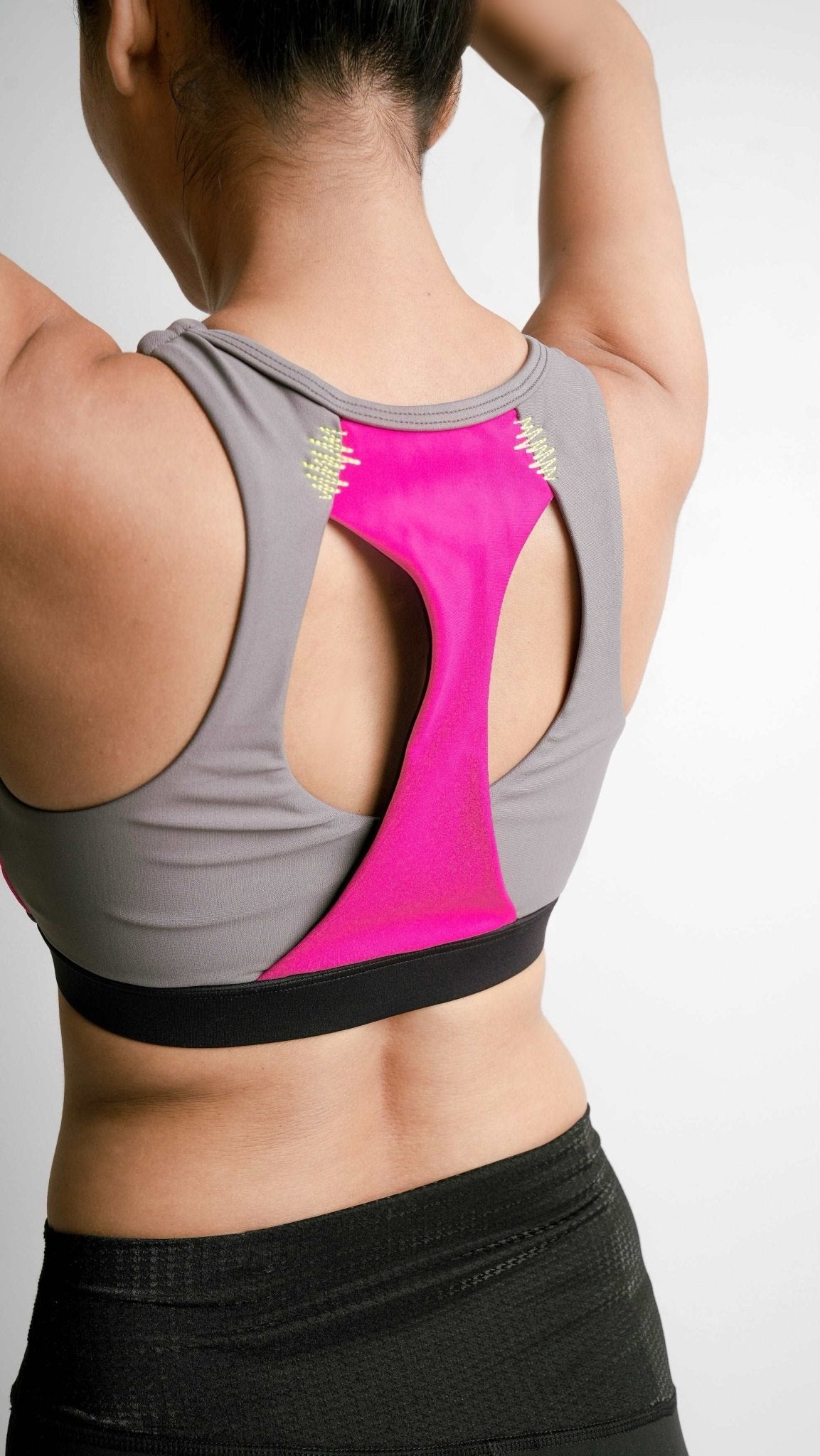 Ignite Medium Support Front Zipper Sports Bra - Align Off