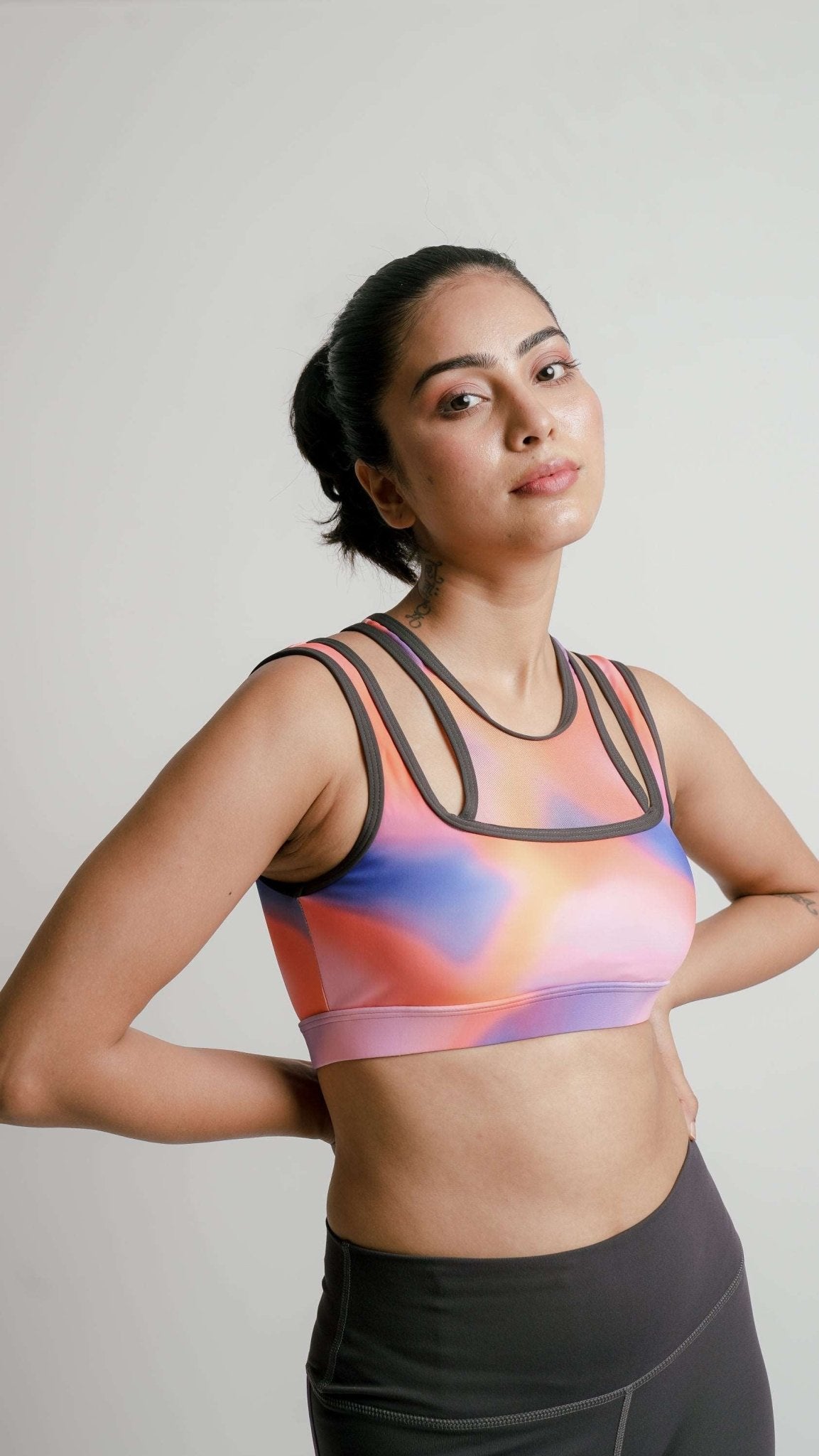 Dynamic Double Medium Support Sports Bra - Align Off